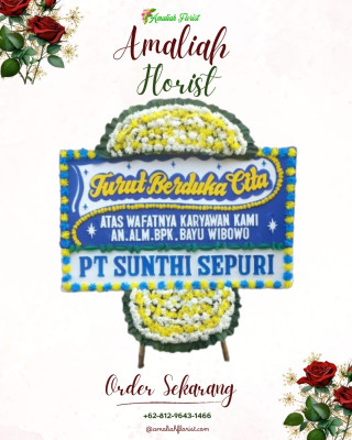 Papan Bunga Duka di Kasturian