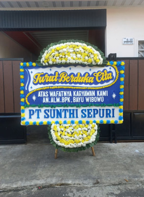 Papan Bunga Duka di Kasturian